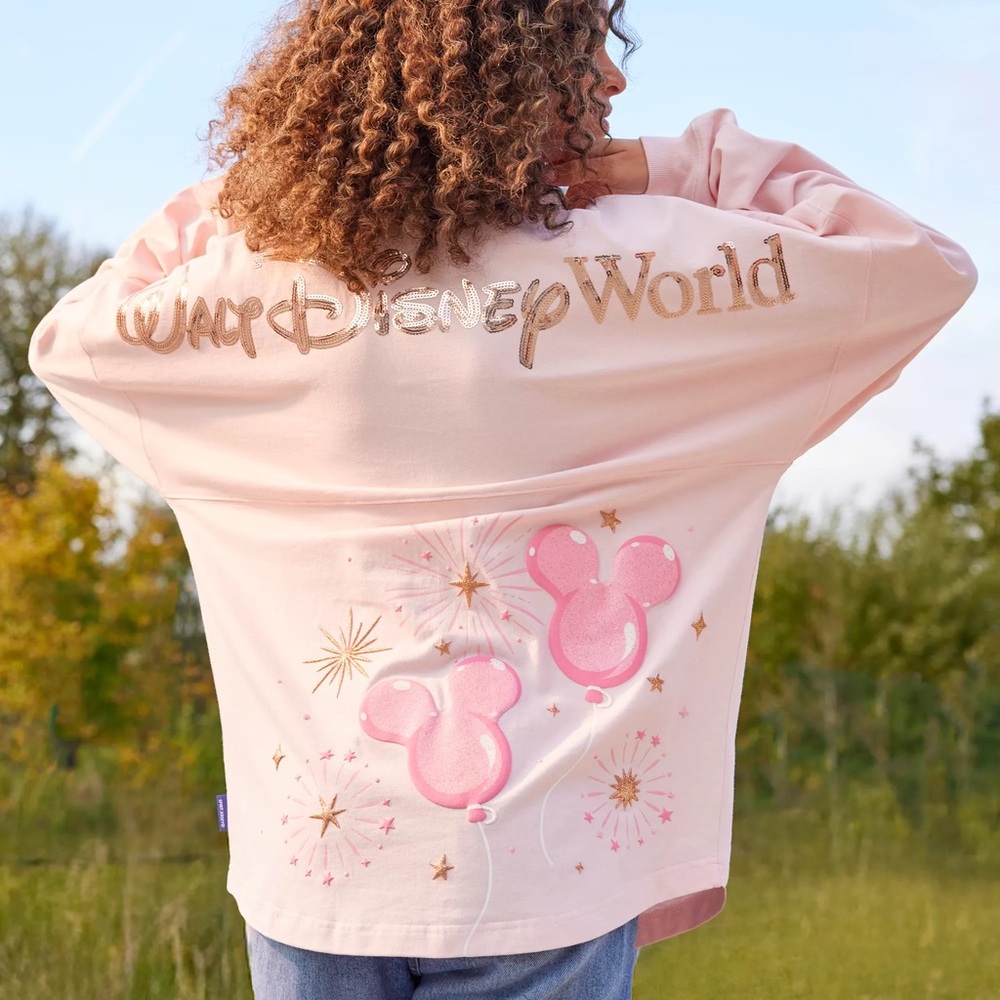 Pink balloons Walt Disney World spirit jersey size Medium, brand new.